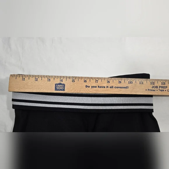 Victoria’s Secret PINK Roll Top Leggings Women's Small Black NWOT - Picture 4 of 11